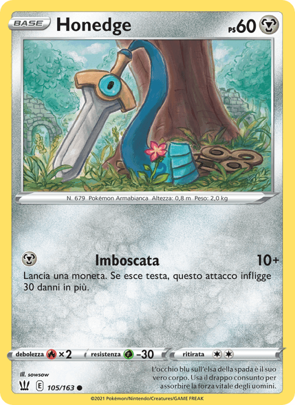 Honedge, carta 105 di Stili di Lotta