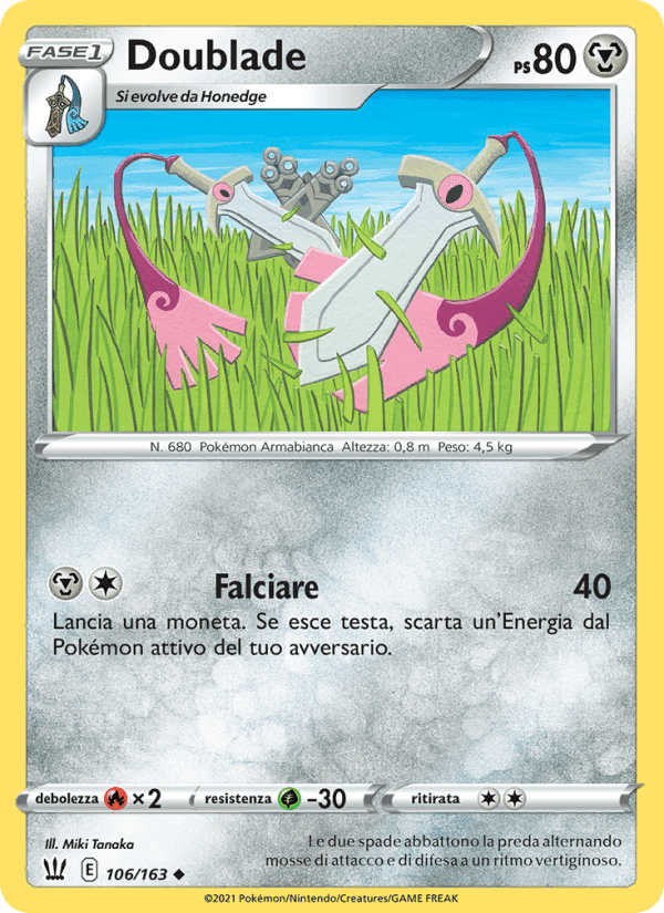 Doublade, carta 106 di Stili di Lotta