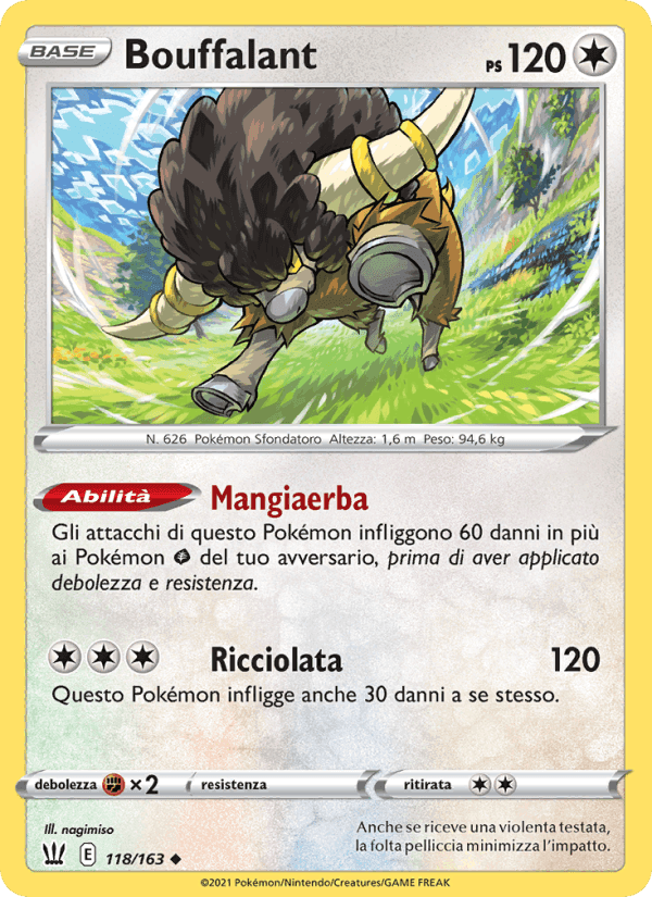 Bouffalant, carta 118 di Stili di Lotta