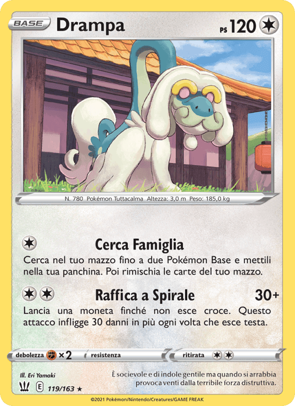 Drampa, carta 119 di Stili di Lotta