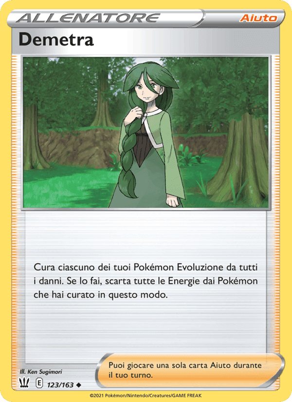 Demetra, carta 123 di Stili di Lotta