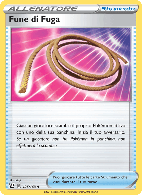 Fune di Fuga, carta 125 di Stili di Lotta