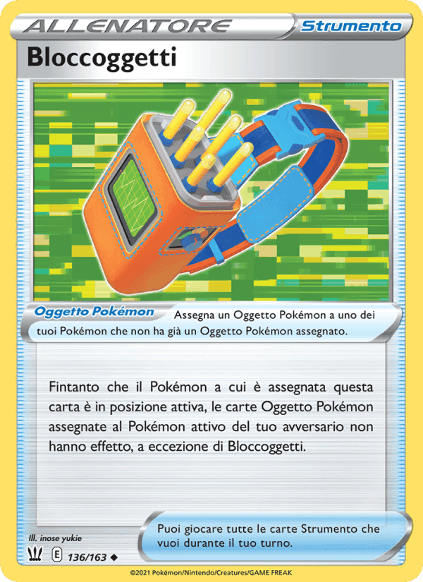 Bloccoggetti, card 136 from Stili di Lotta