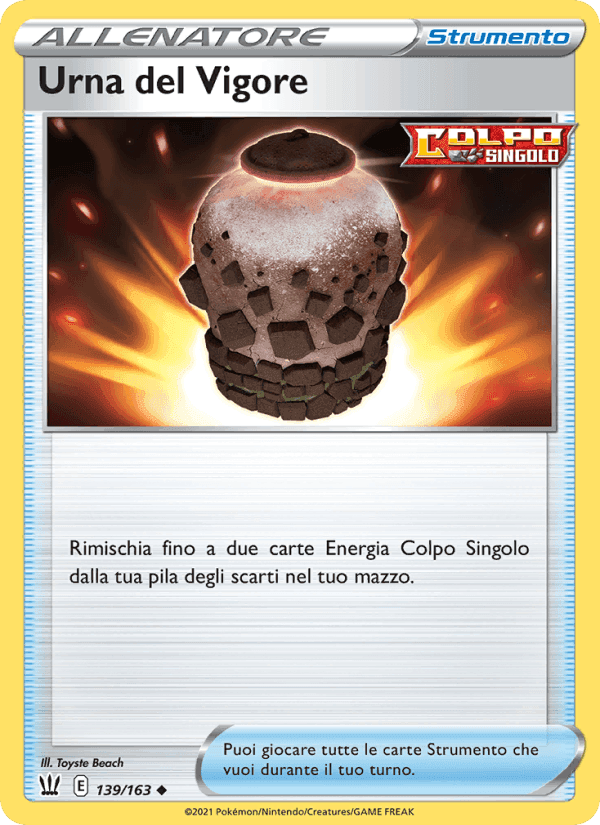 Urna del Vigore, carta 139 di Stili di Lotta
