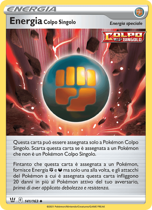 Energia Colpo Singolo, card 141 from Stili di Lotta