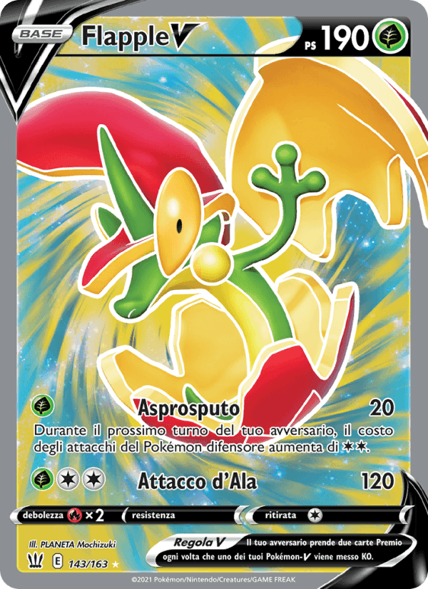 Flapple V, carta 143 di Stili di Lotta