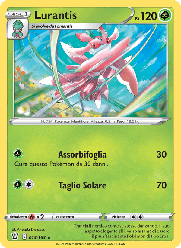Lurantis, carta 15 di Stili di Lotta
