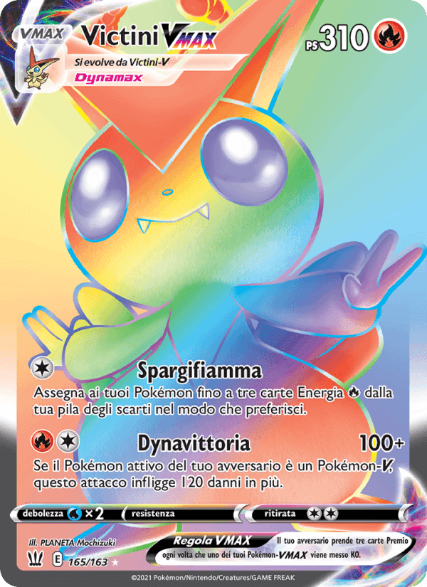 Victini VMAX, carta 165 di Stili di Lotta