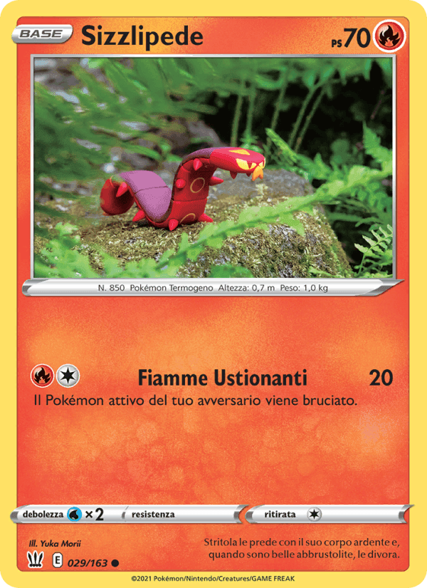 Sizzlipede, carta 29 di Stili di Lotta