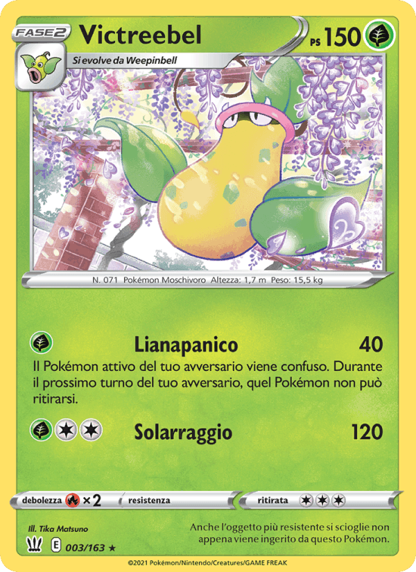 Victreebel, carta 3 di Stili di Lotta