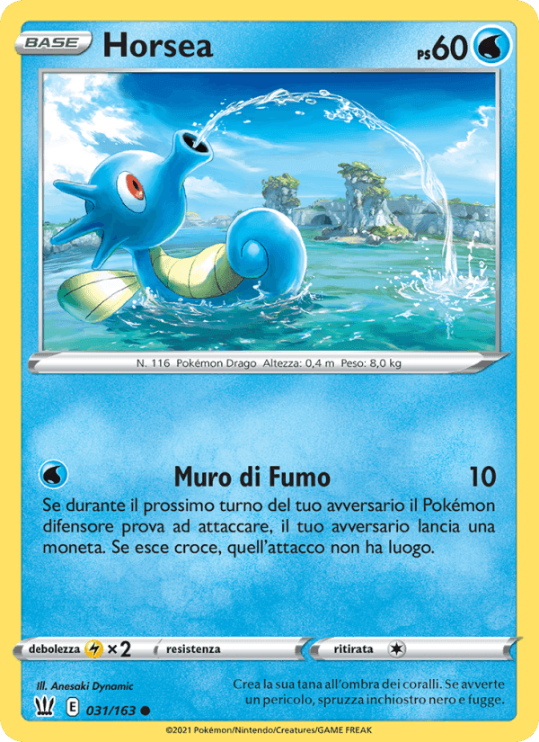 Horsea, carta 31 di Stili di Lotta