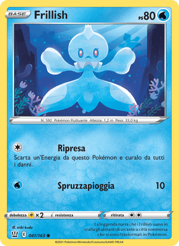 Frillish, card 41 from Stili di Lotta