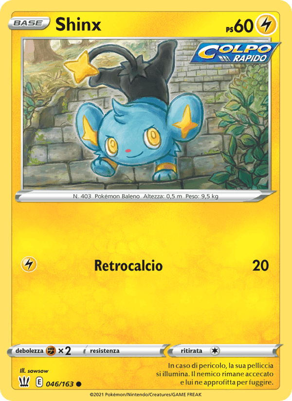 Shinx, carta 46 di Stili di Lotta