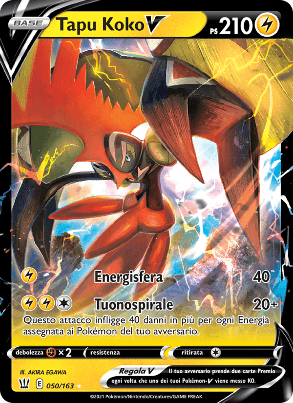 Tapu Koko V, card 50 from Stili di Lotta