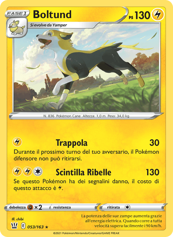 Boltund, carta 53 di Stili di Lotta