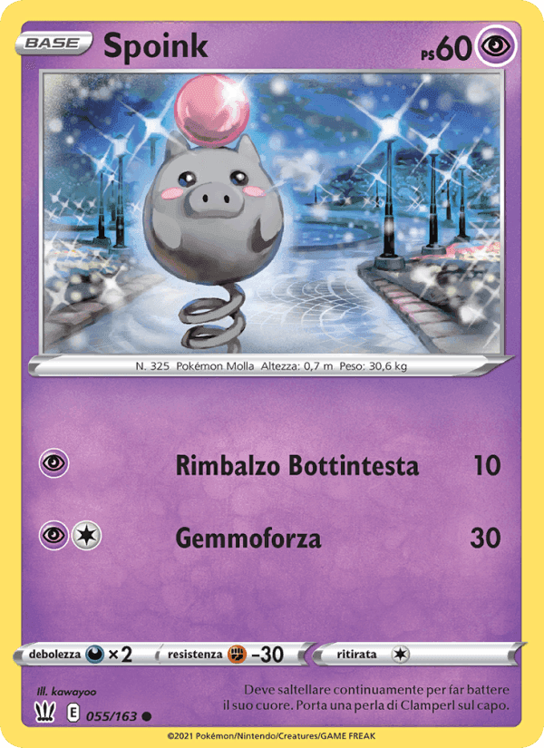 Spoink, carta 55 di Stili di Lotta