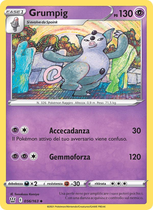 Grumpig, carta 56 di Stili di Lotta