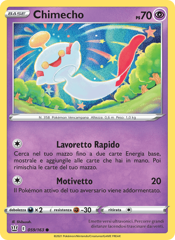 Chimecho, carta 59 di Stili di Lotta