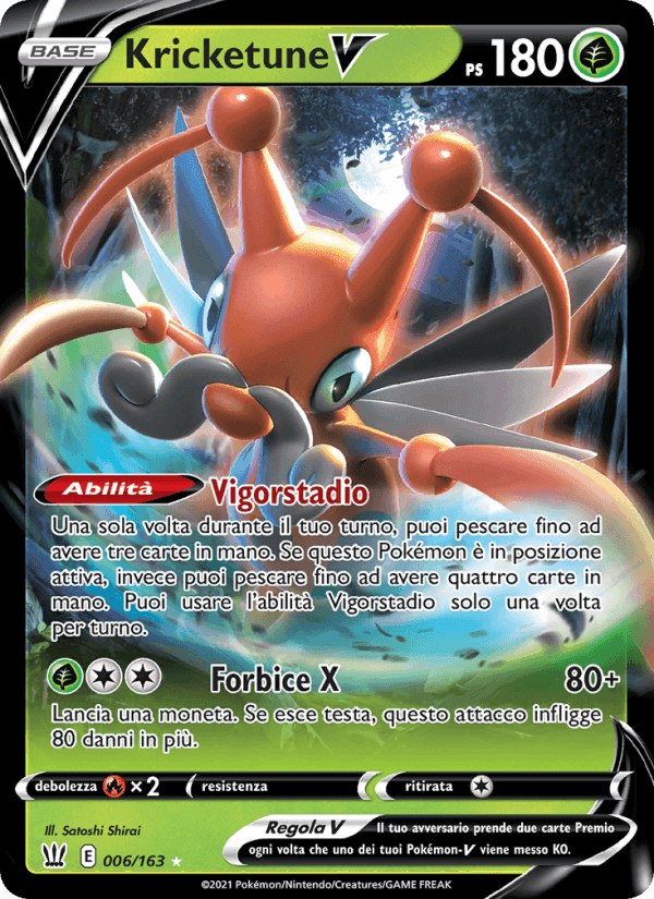Kricketune V, carta 6 de Stili di Lotta