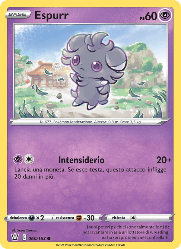 Espurr, card 60 from Stili di Lotta