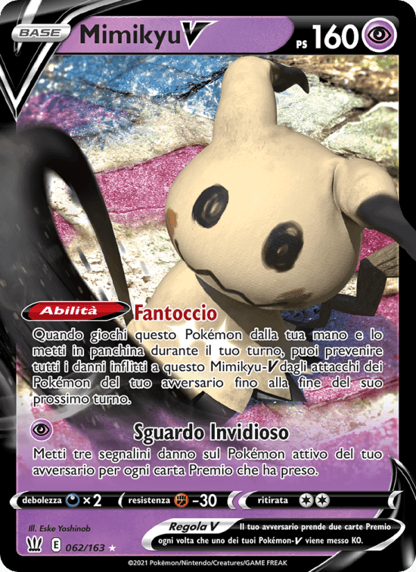 Mimikyu V, card 62 from Stili di Lotta
