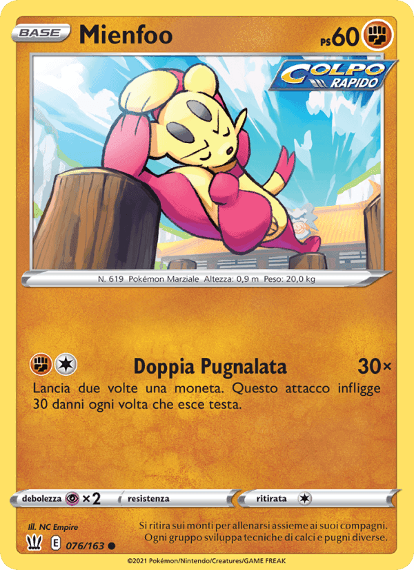 Mienfoo, carta 76 di Stili di Lotta