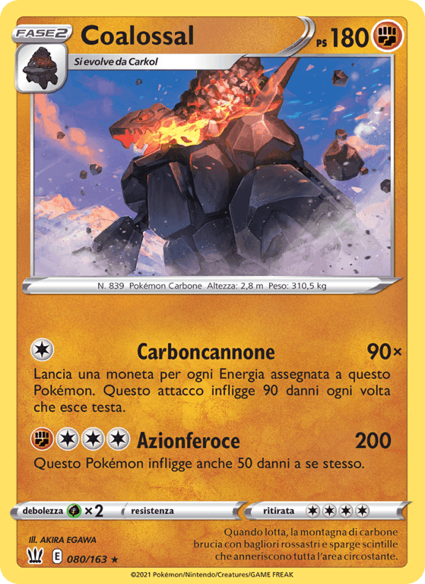 Coalossal, carta 80 di Stili di Lotta
