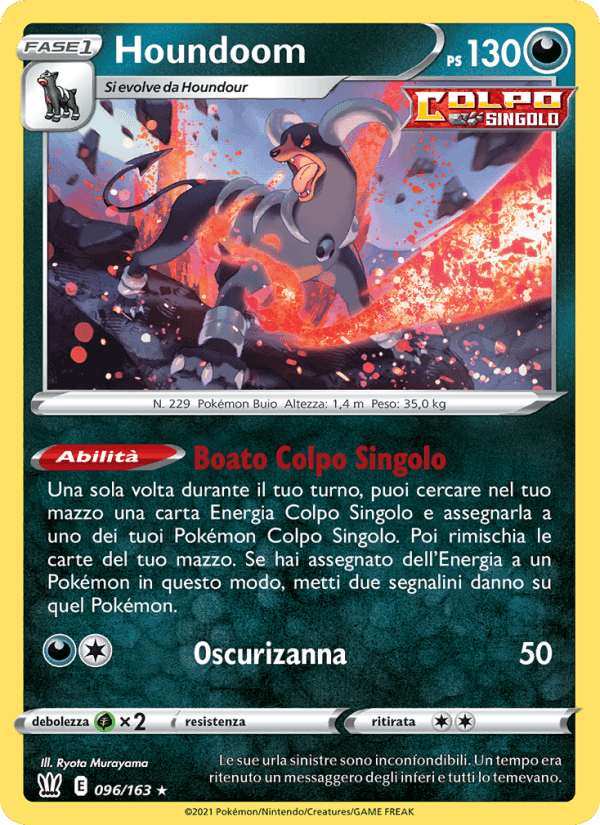 Houndoom, carta 96 di Stili di Lotta