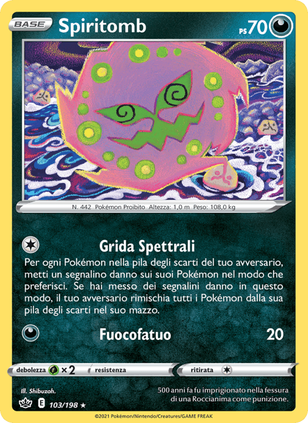 Spiritomb, carta 103 di Regno Glaciale