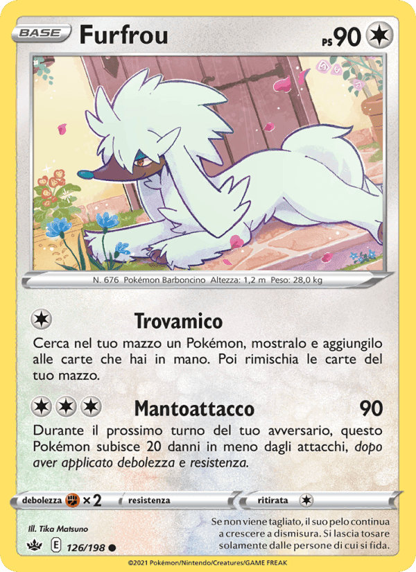 Furfrou, carta 126 di Regno Glaciale
