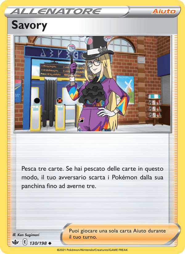 Savory, card 130 from Regno Glaciale