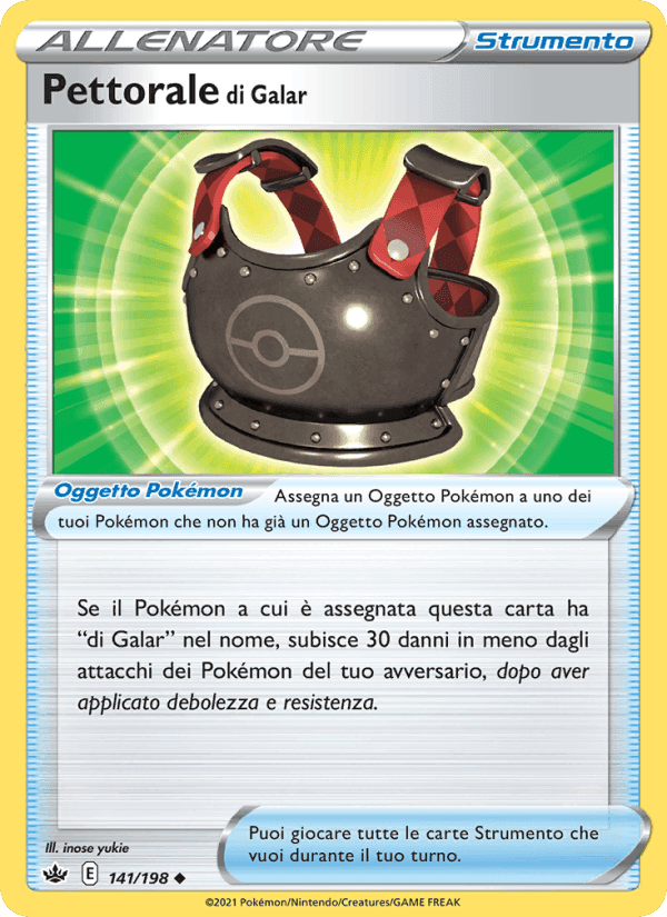 Pettorale di Galar, carta 141 di Regno Glaciale