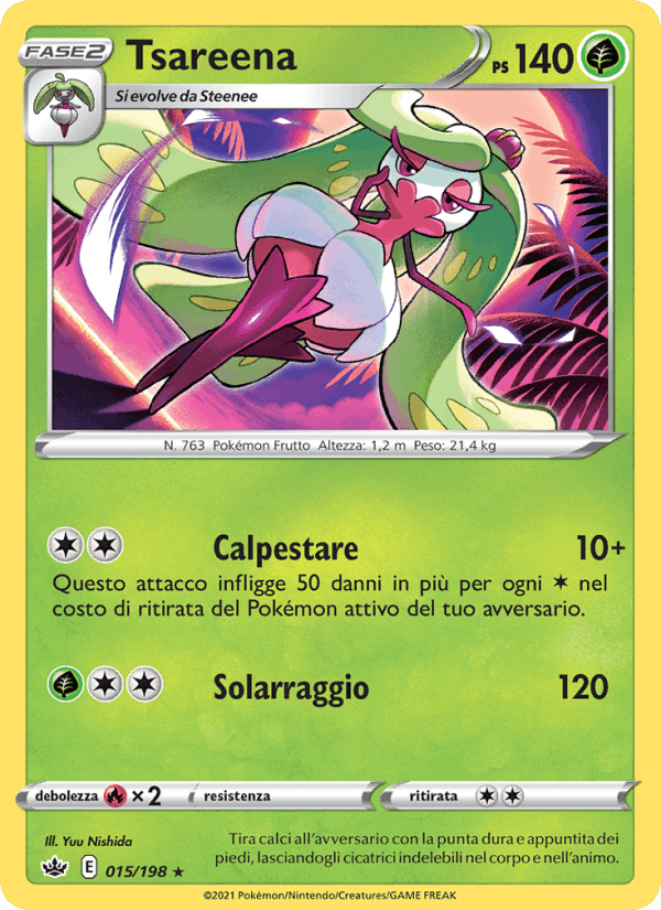 Tsareena, carta 15 di Regno Glaciale