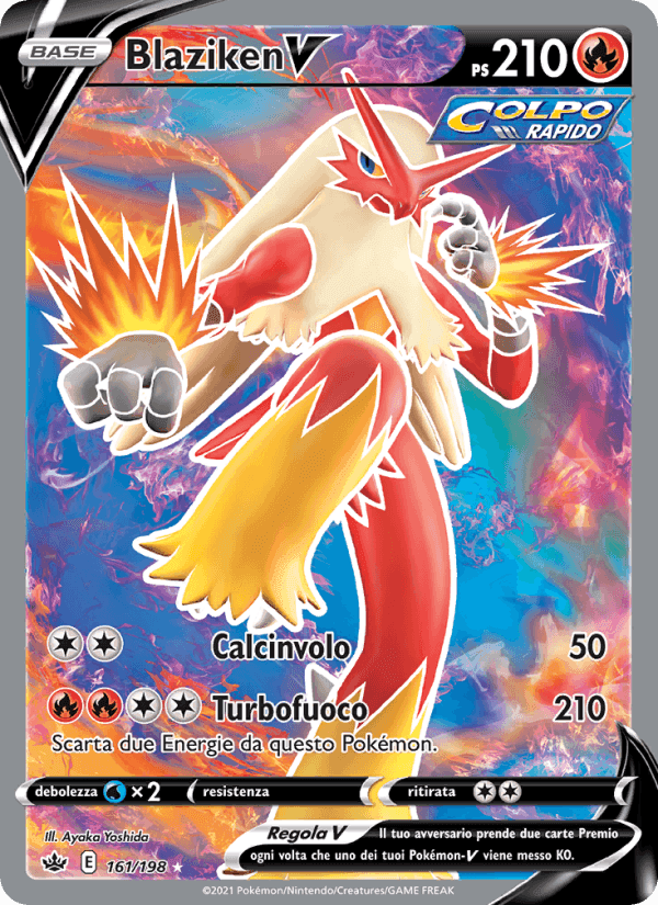Blaziken V, carta 161 di Regno Glaciale