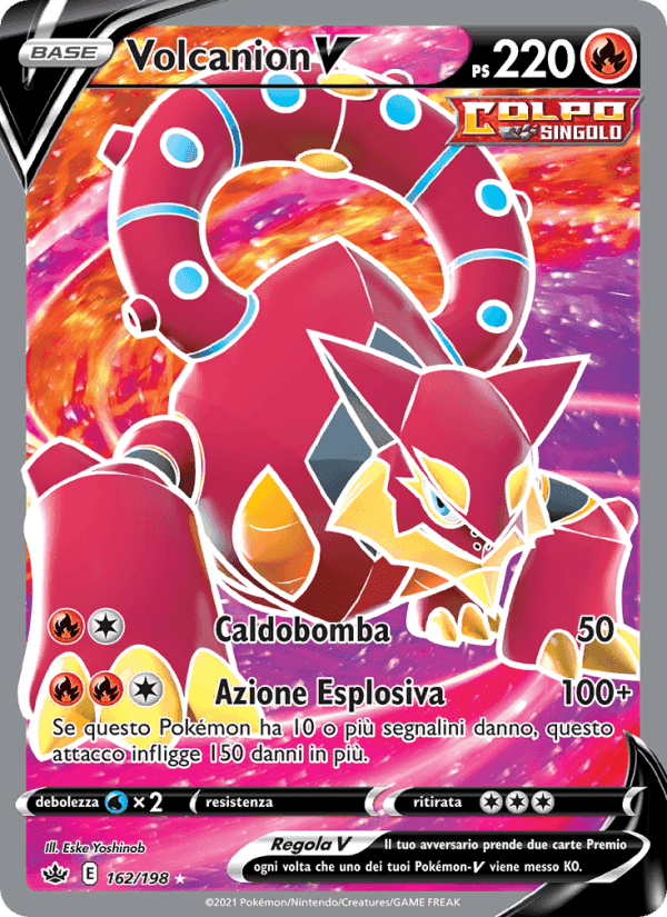 Volcanion V, carta 162 di Regno Glaciale