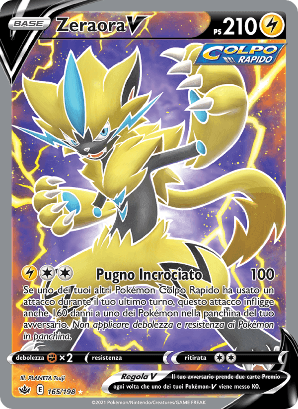 Zeraora V, carta 165 di Regno Glaciale