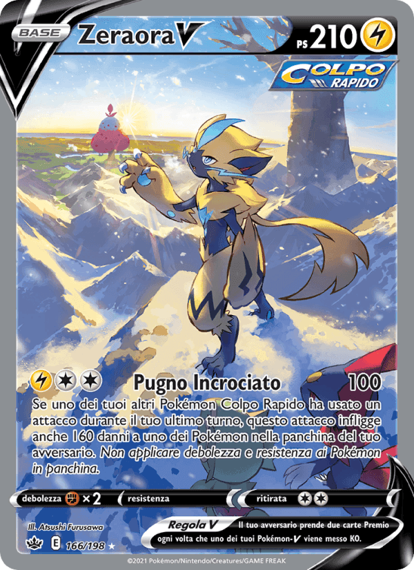 Zeraora V, carte 166 de Regno Glaciale