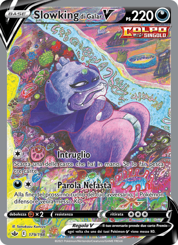 Slowking di Galar V, card 179 from Regno Glaciale