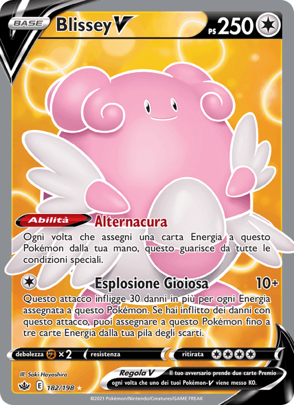 Blissey V, carta 182 di Regno Glaciale