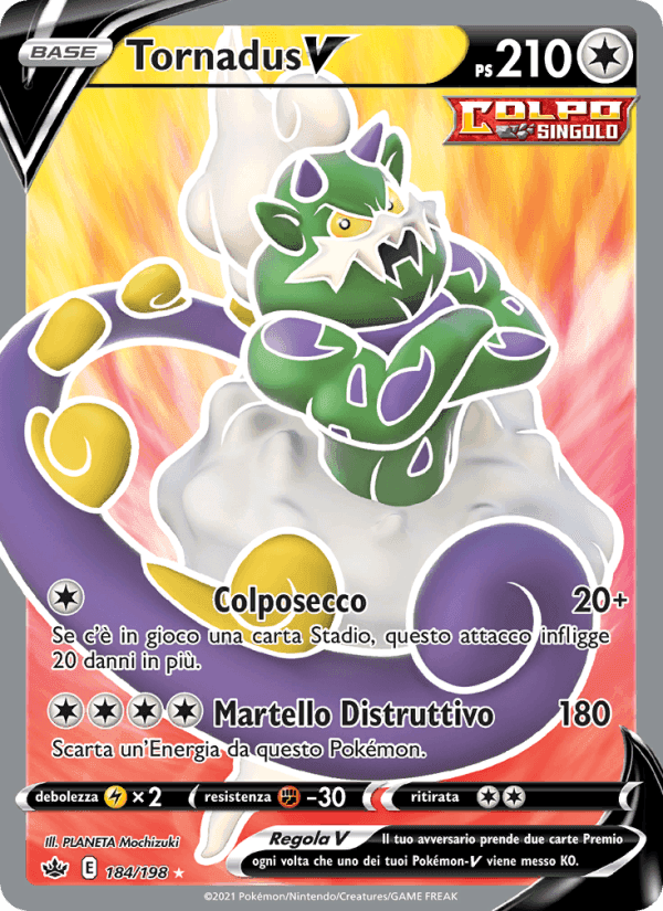 Tornadus V, carta 184 di Regno Glaciale