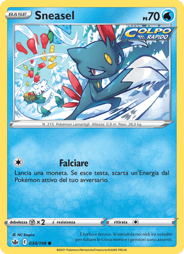 Sneasel, carta 30 di Regno Glaciale