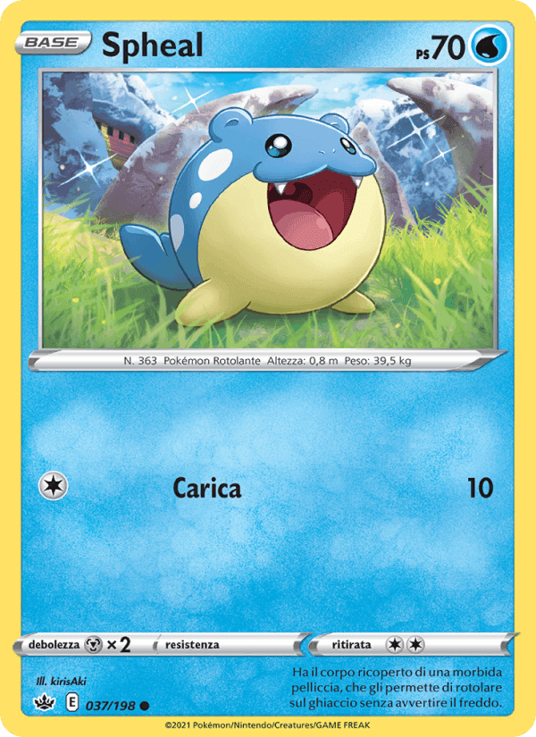 Spheal, carta 37 di Regno Glaciale