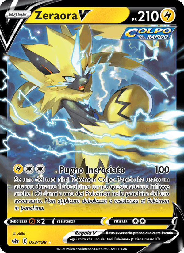 Zeraora V, carta 53 di Regno Glaciale