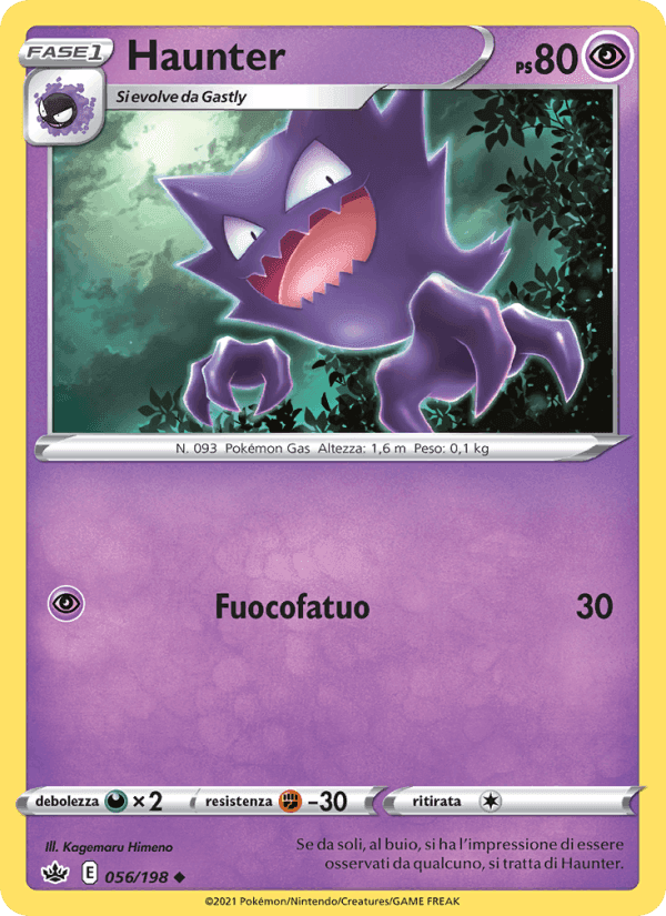 Haunter, carta 56 di Regno Glaciale