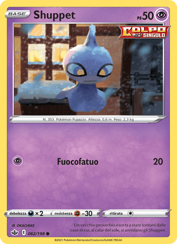 Shuppet, carte 62 de Regno Glaciale