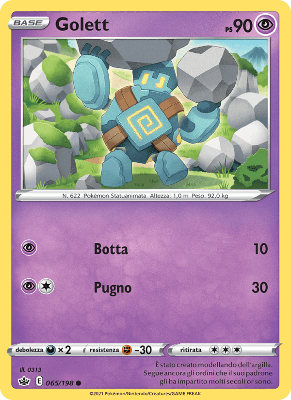 Golett, carta 65 di Regno Glaciale
