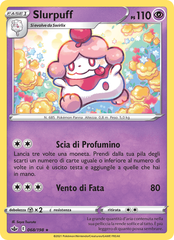 Slurpuff, carta 68 di Regno Glaciale