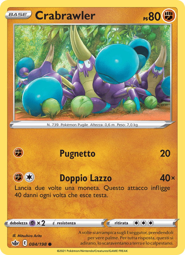 Crabrawler, card 84 from Regno Glaciale