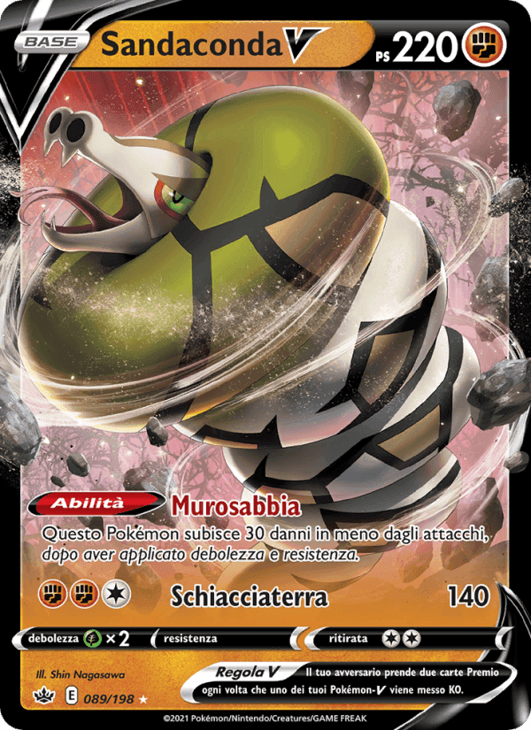 Sandaconda V, card 89 from Regno Glaciale