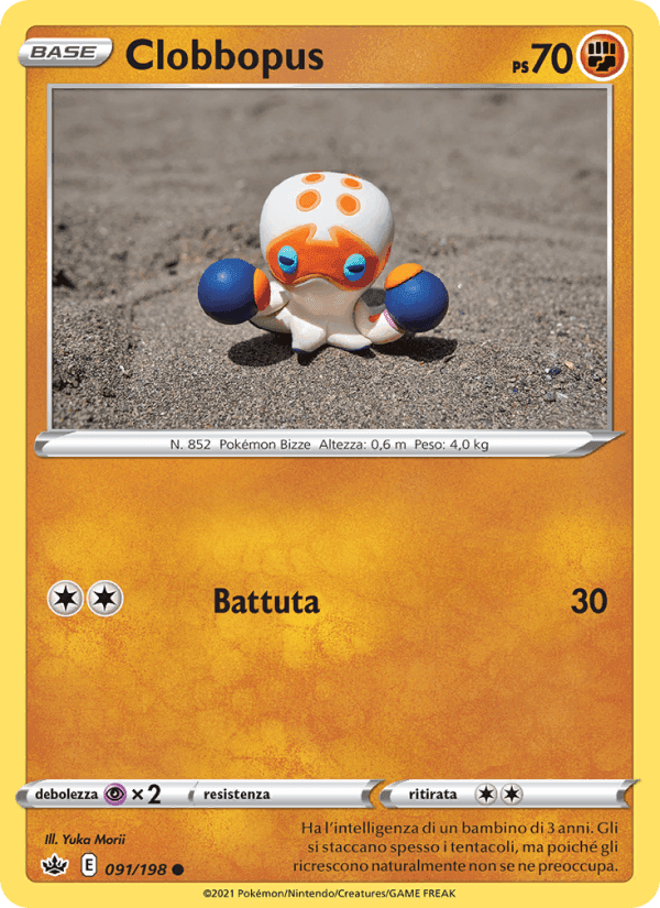 Clobbopus, carta 91 di Regno Glaciale